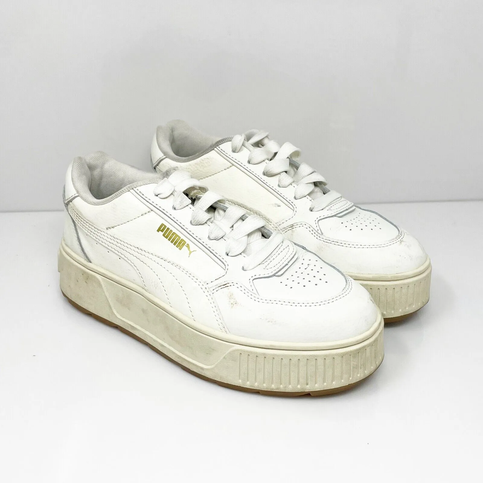 Puma Womens Karmen Rebelle 387212-14 White Casual Shoes Sneakers Size 7