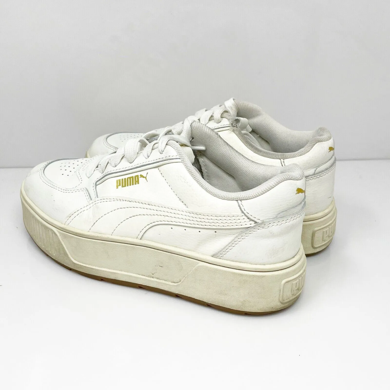 Puma Womens Karmen Rebelle 387212-14 White Casual Shoes Sneakers Size 7