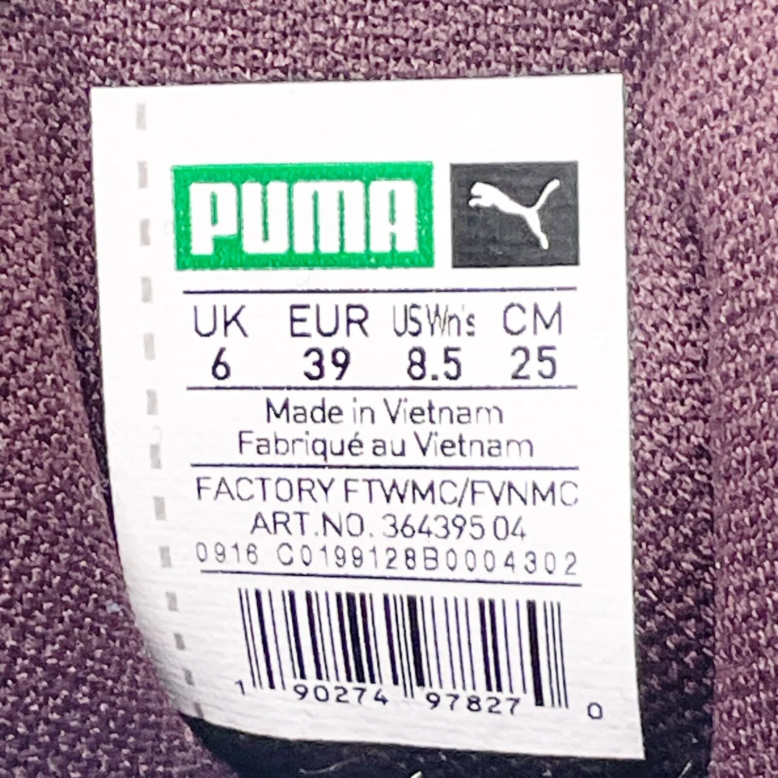 Puma Womens Sky II Hi 364395-04 Purple Casual Shoes Sneakers Size 8.5