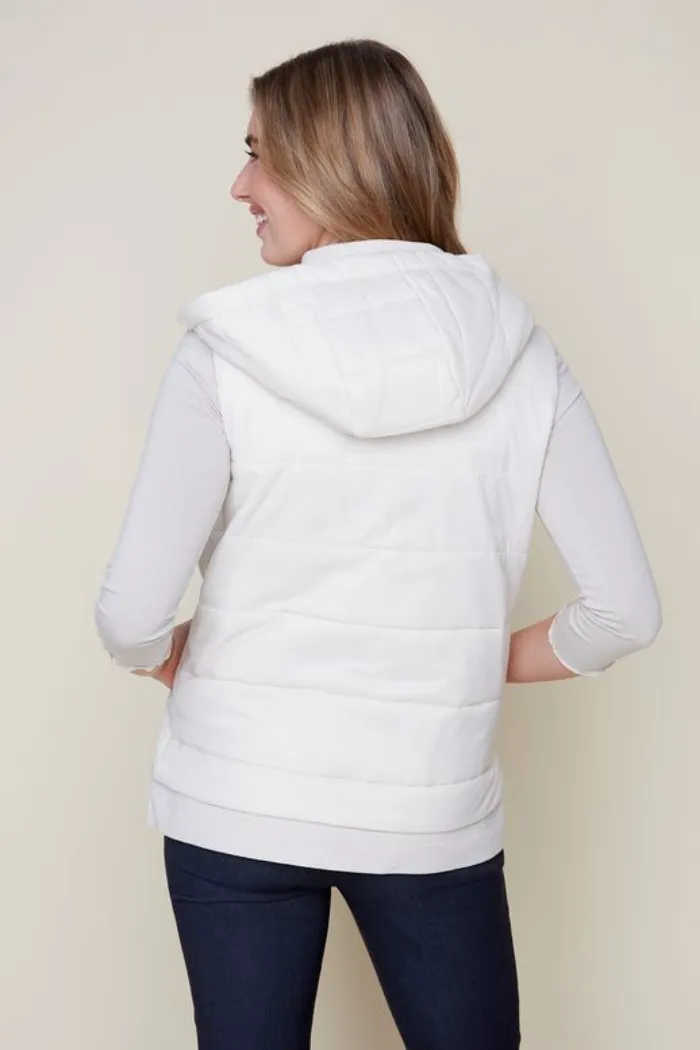 Padded Vest with Hood