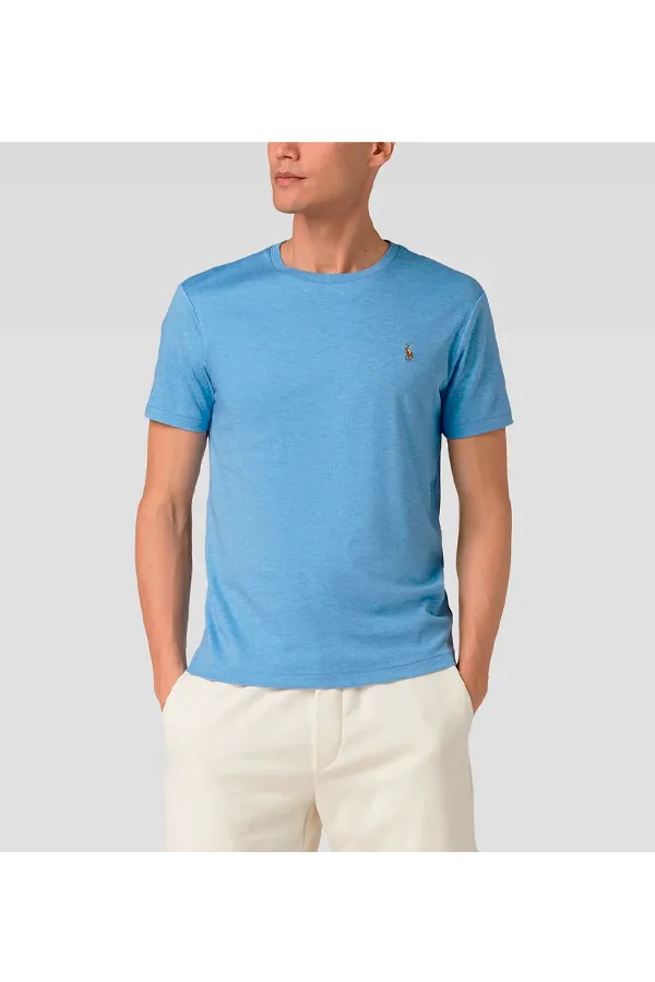 Ralph Lauren Soft-Touch Tee Royal - Renamed to: Ralph Lauren Royal Blue Soft Cotton T-Shirt