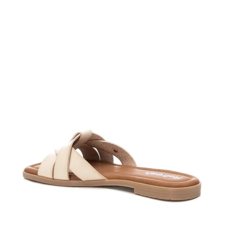 Flat White Sandals Refresh 171551 Donne