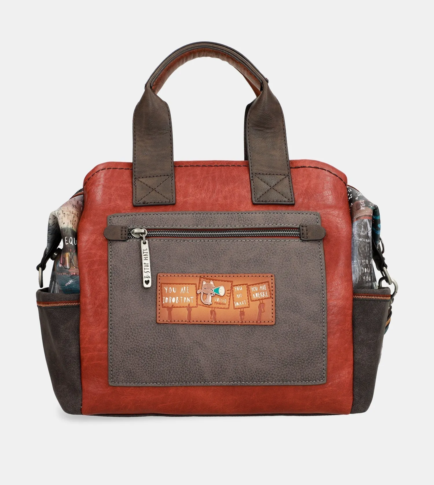 Respect shoulder bag with shoulder strap