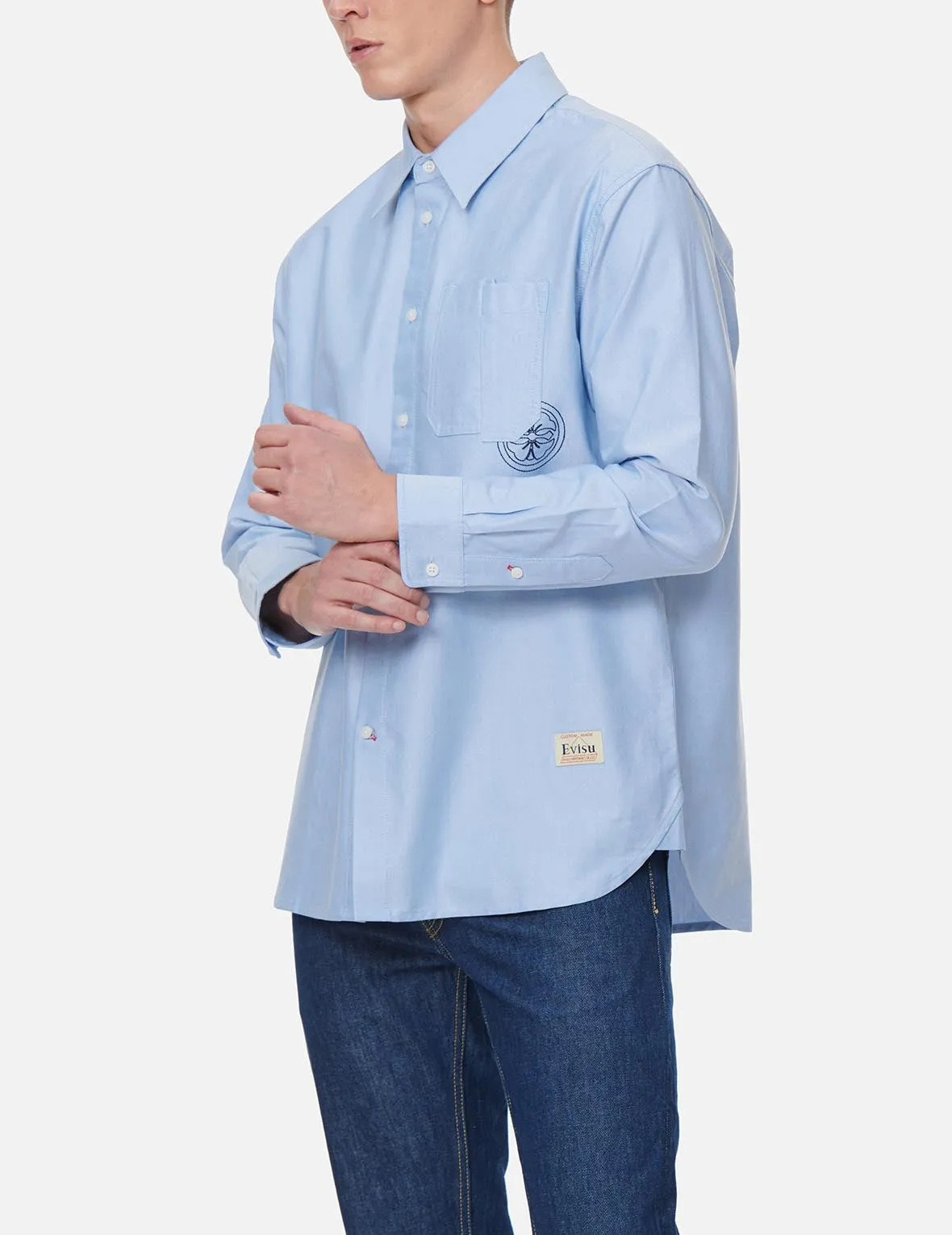 Restructured Pocket Oxford Shirt