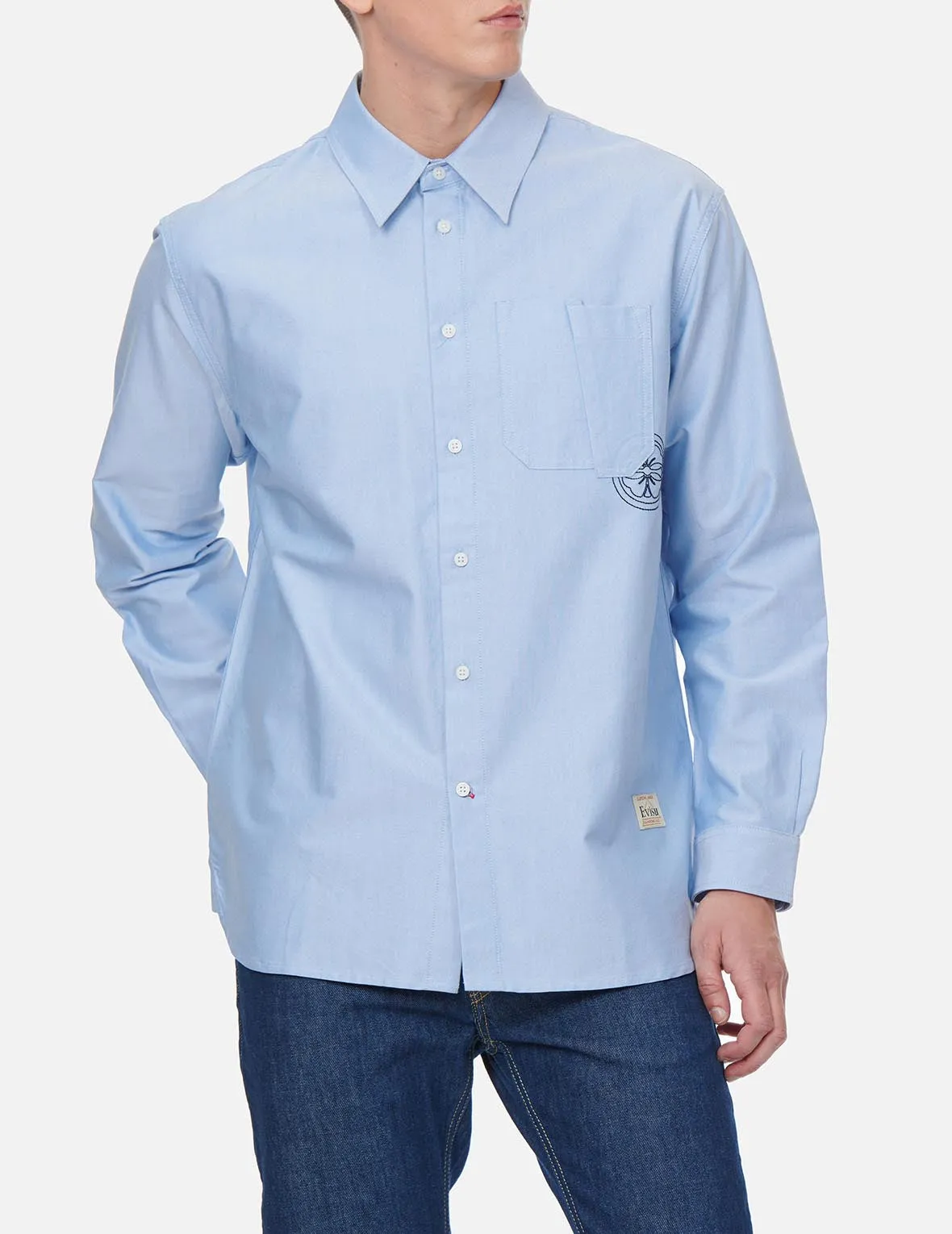 Restructured Pocket Oxford Shirt