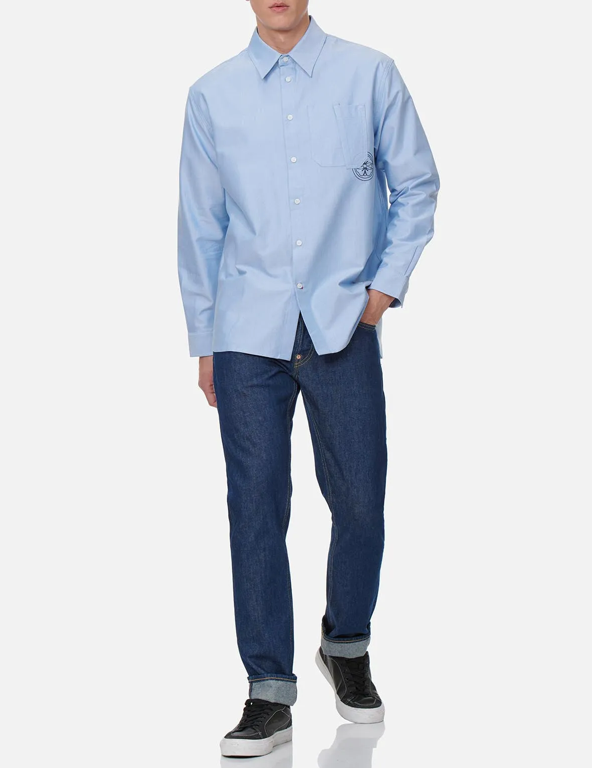 Restructured Pocket Oxford Shirt