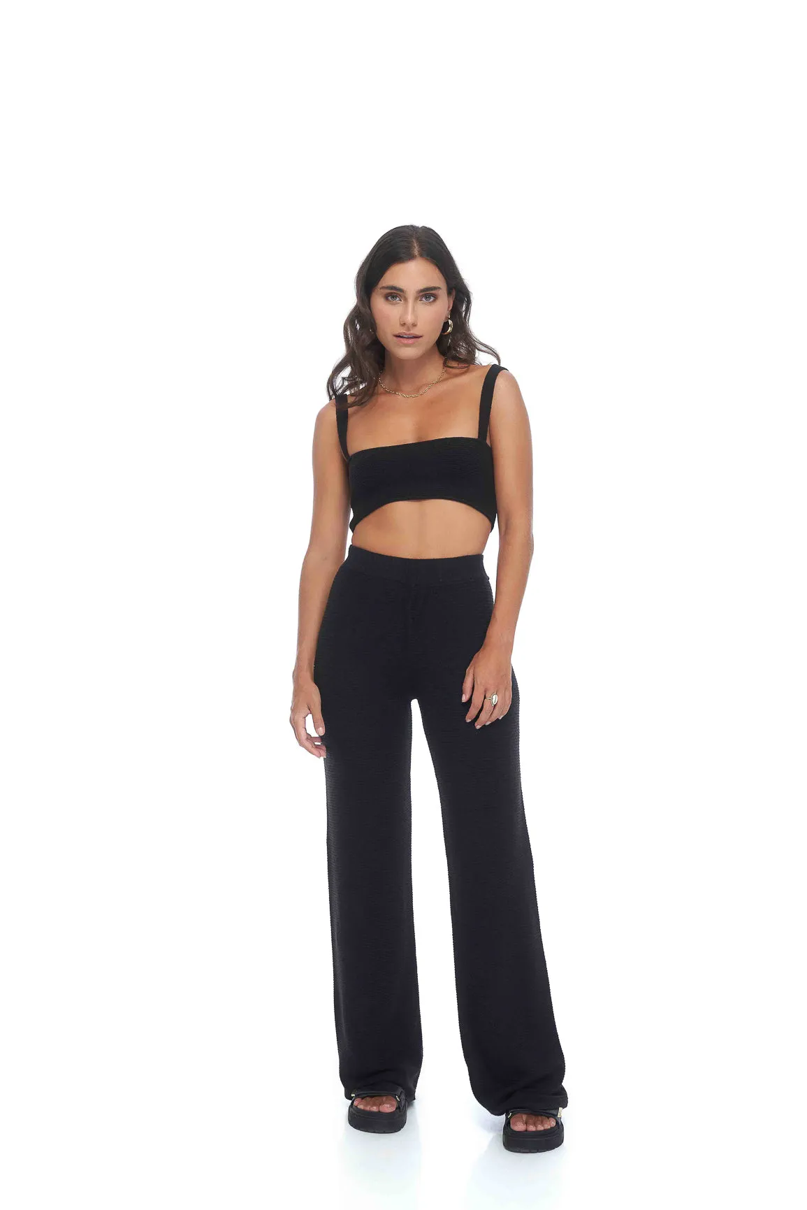 Rhoda Knit Pant - Black