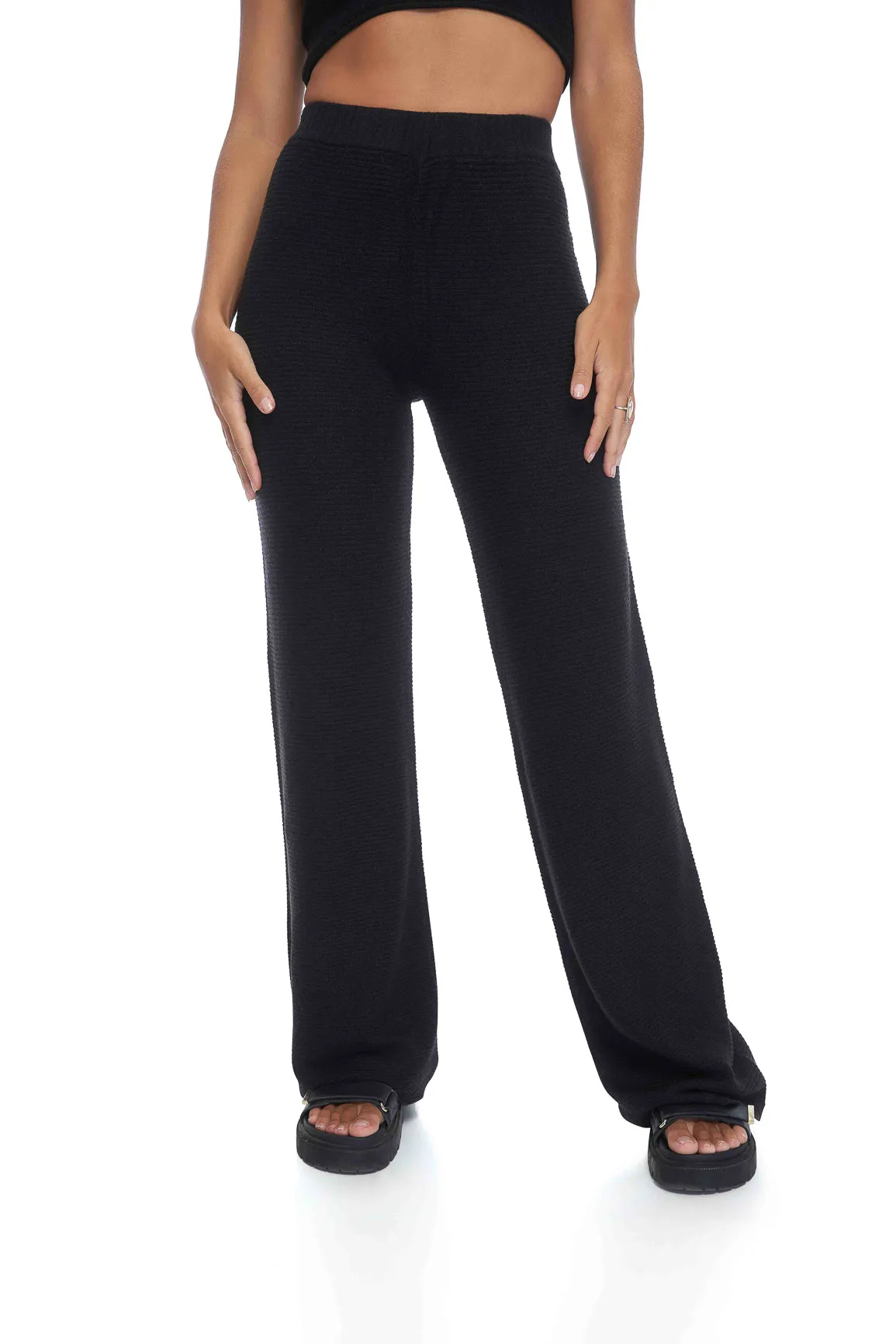 Rhoda Knit Pant - Black