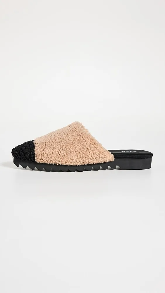 ROAM   Fuzzy Cap Mule Slides 