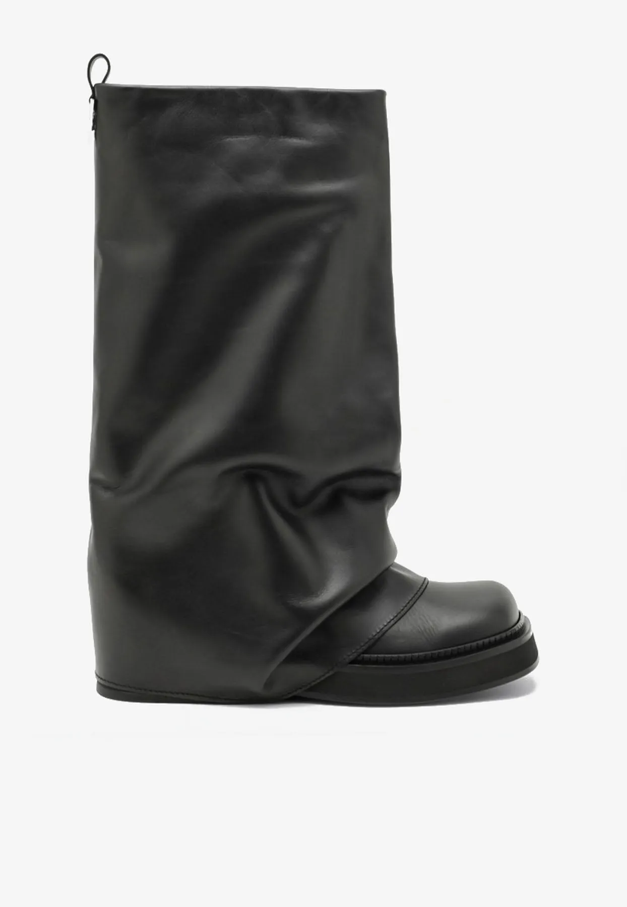 Robin Mid-Calf Leather Combat Boots