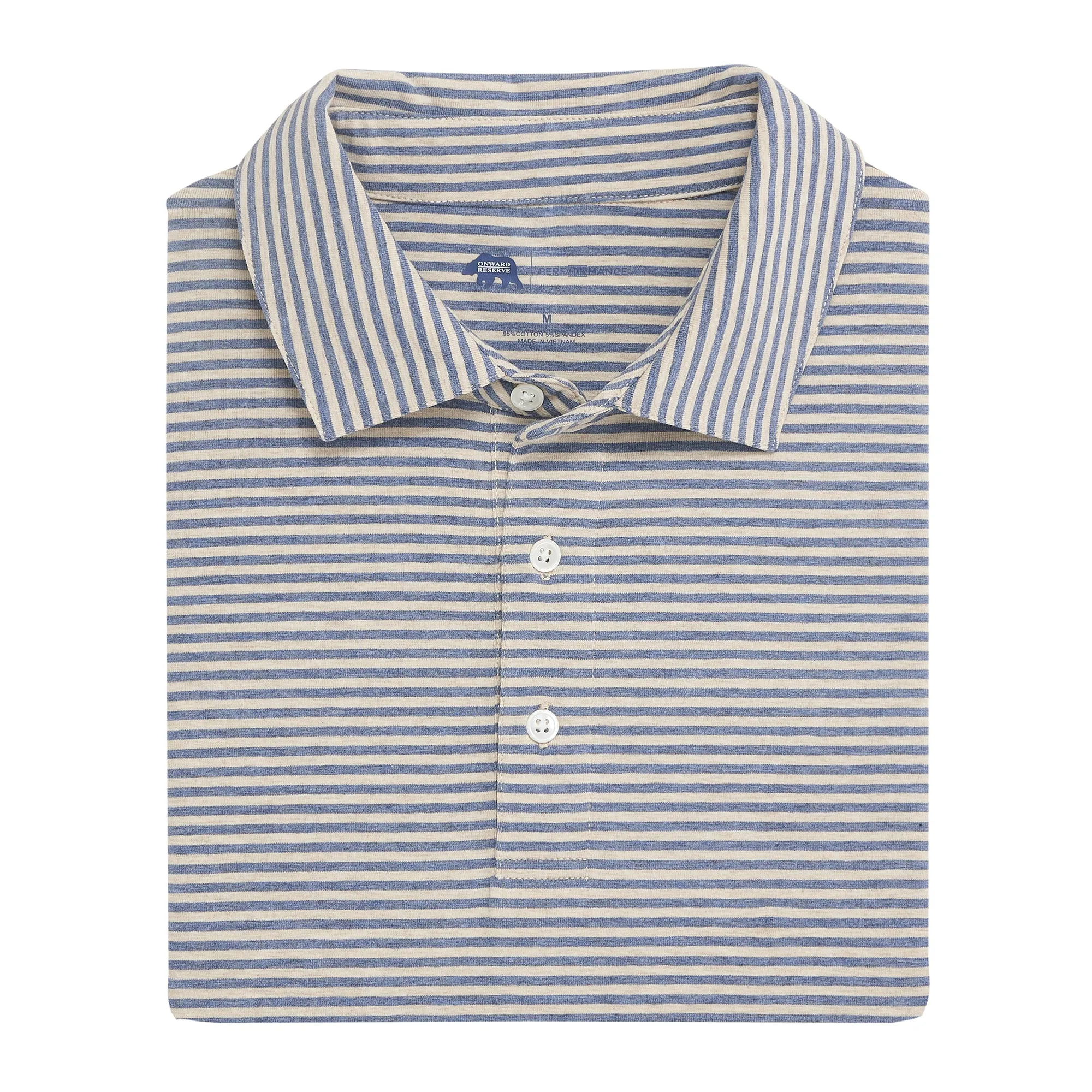 Row Stripe Icon Polo