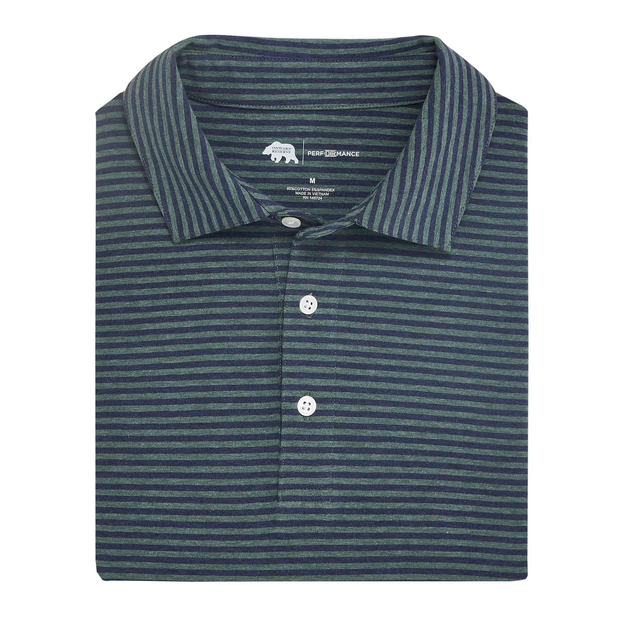 Row Stripe Icon Polo