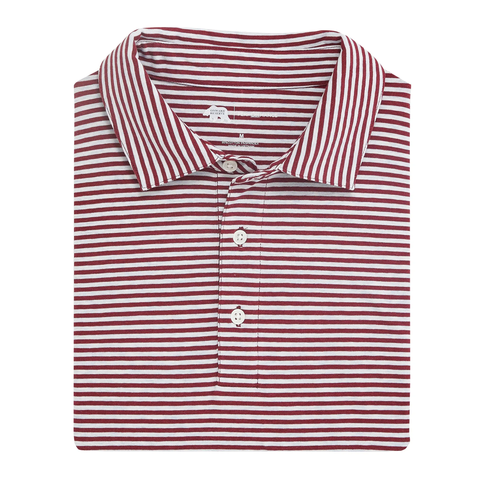 Row Stripe Icon Polo