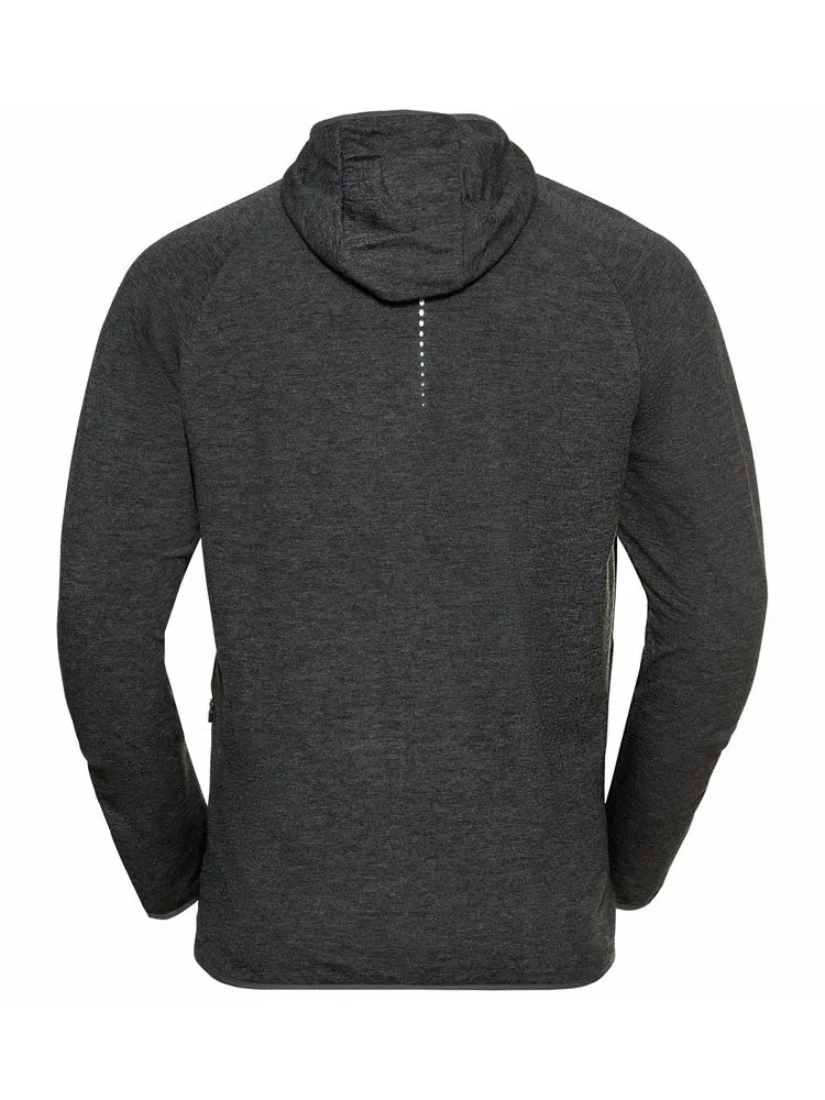 Run Easy 365 Mid Layer Hoodie Black Melange