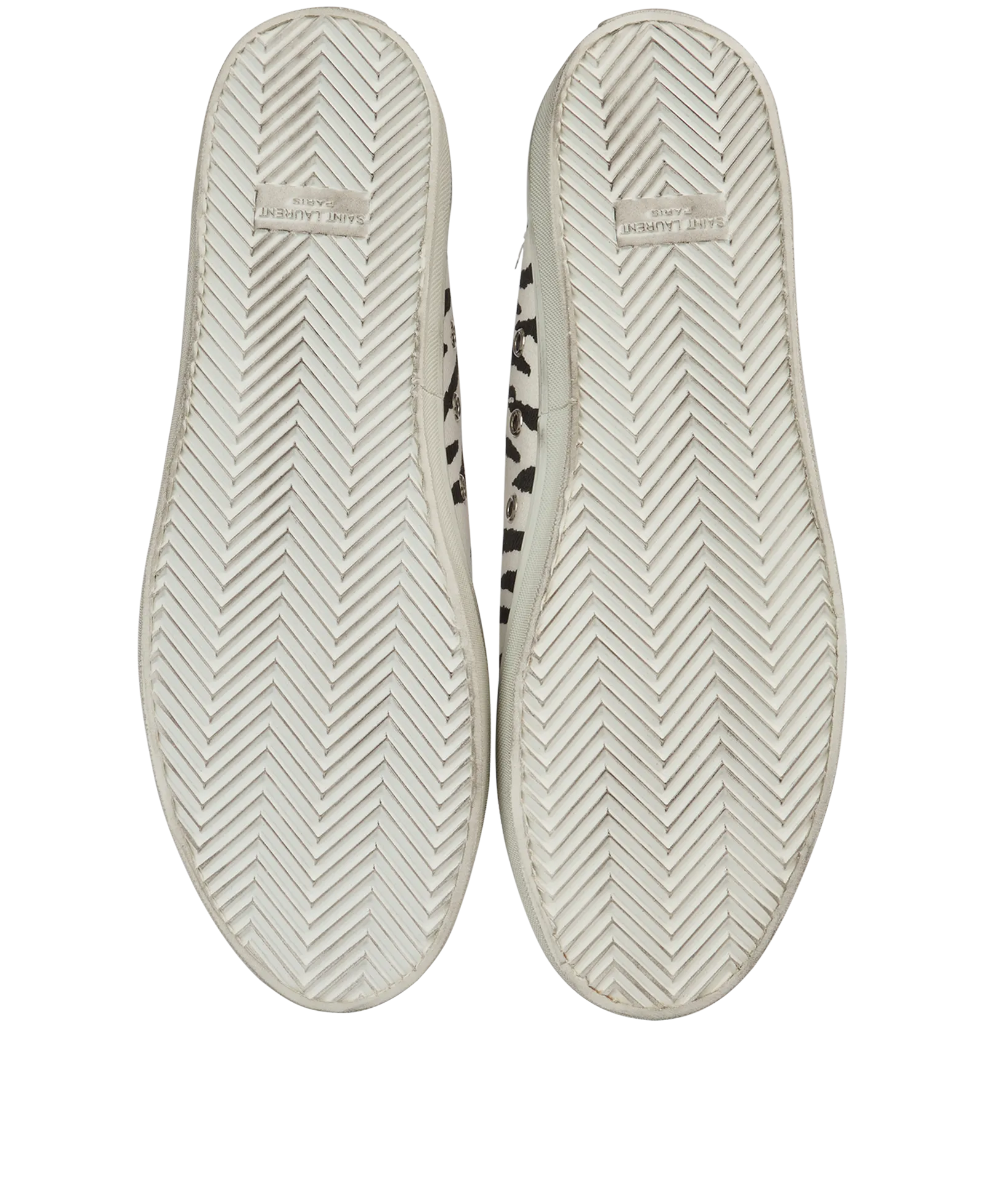 Saint Lauren Bedford Zebra Trainers