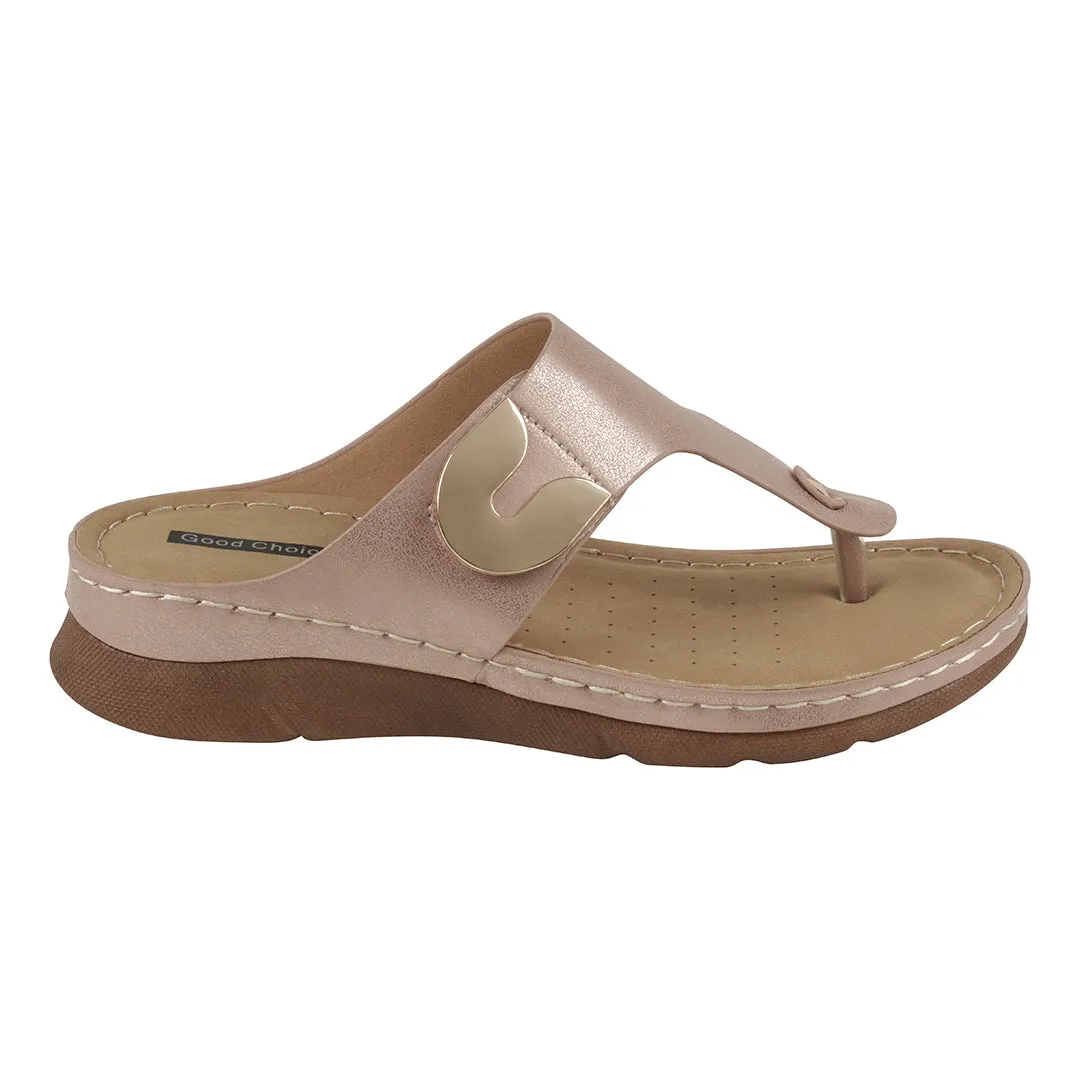 Sam Blush Thong Flat Sandals