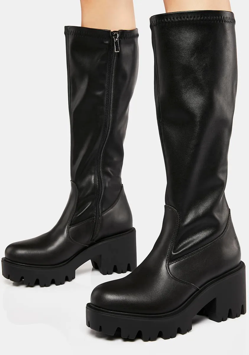 sarin knee high boots