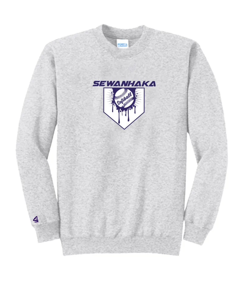 Sewanhaka Softball Crewneck Sweatshirt