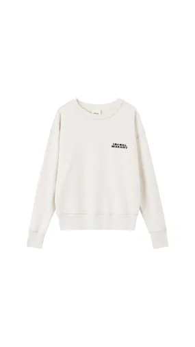 Ecru Sweatshirt Logo Shad