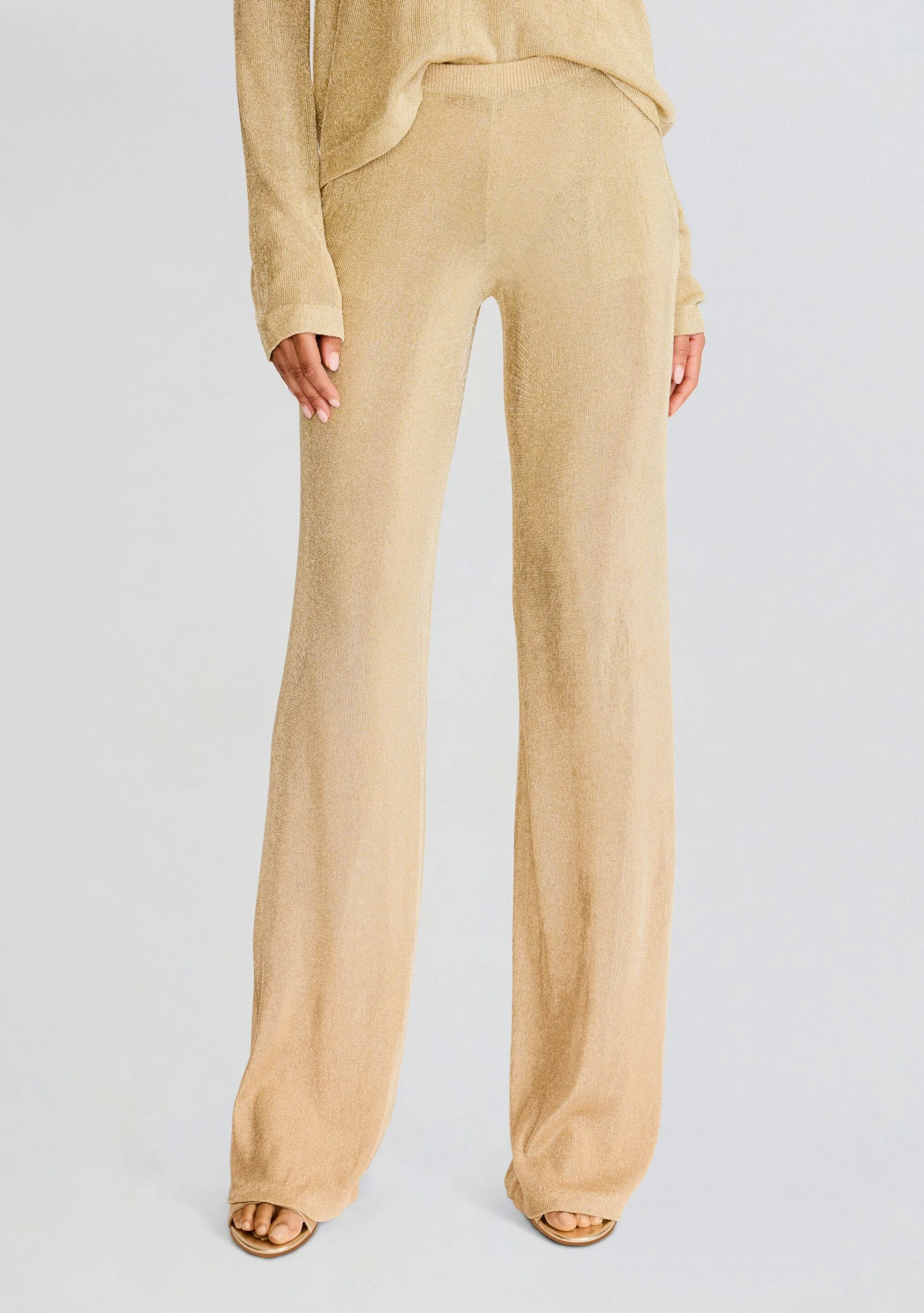 Sheldon Metallic Knit Pant