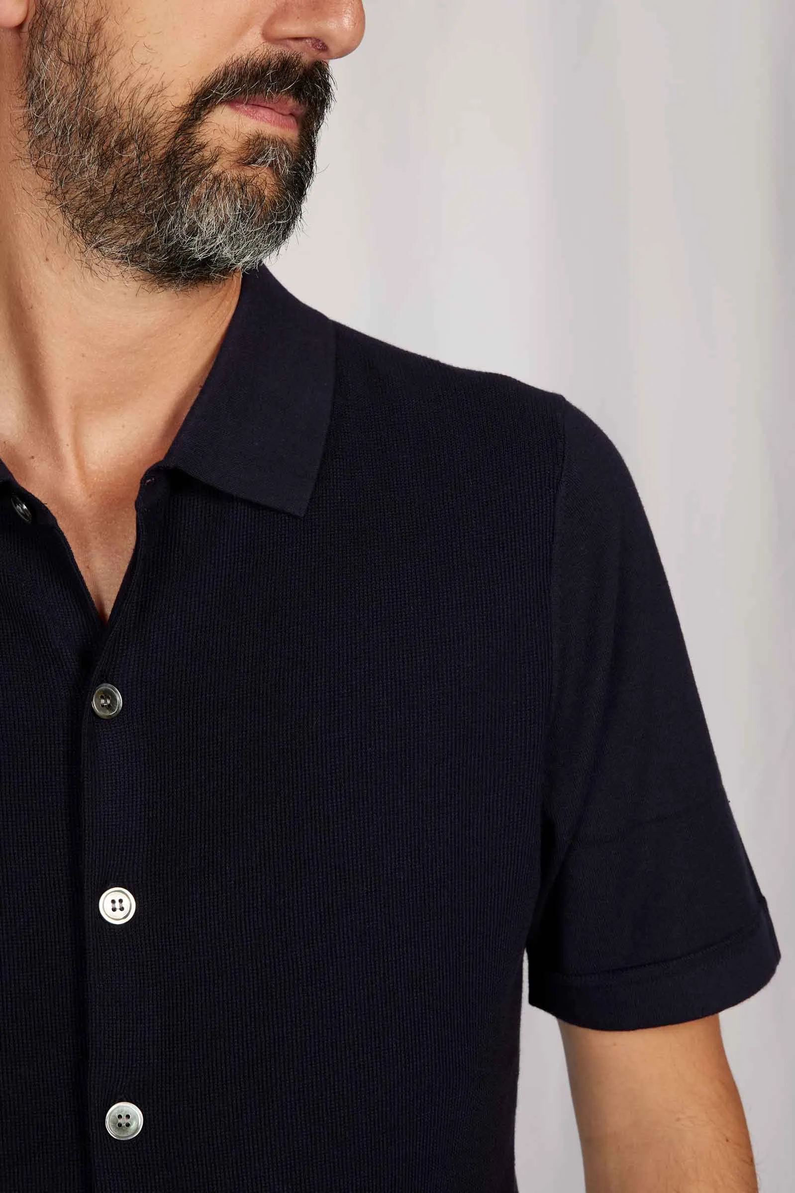 SHIRT knit NAVY