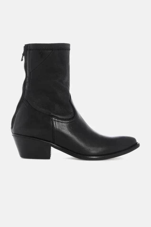 Short Western Boots Black