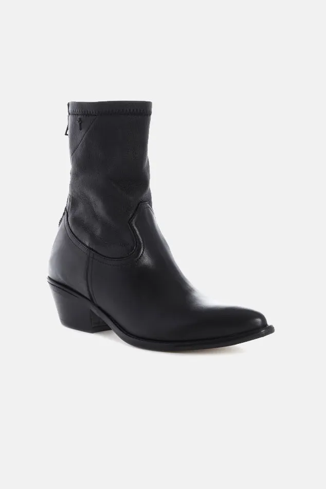 Short Western Boots Black