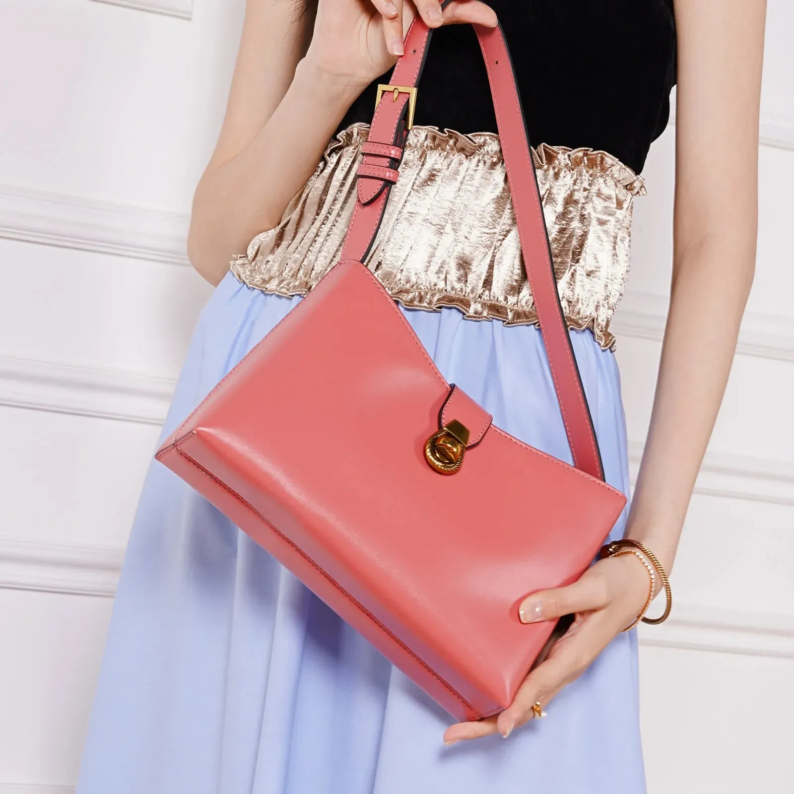 Siena Shoulder Bag Pink