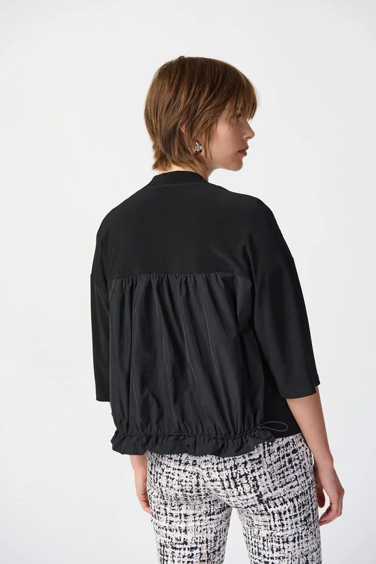 Silky Knit Cover Up With Dolman Sleeves