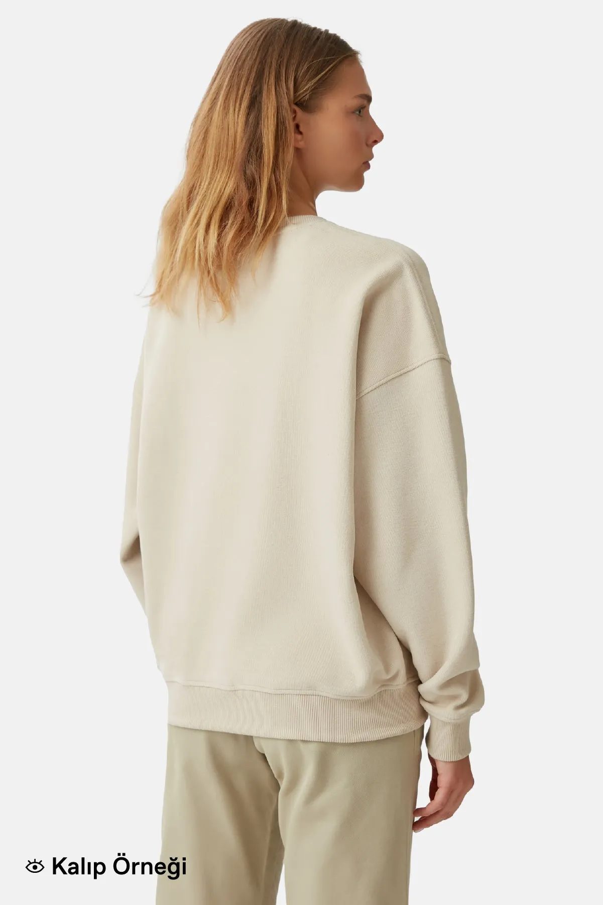 Sincap Ultra Soft Krem Sweatshirt