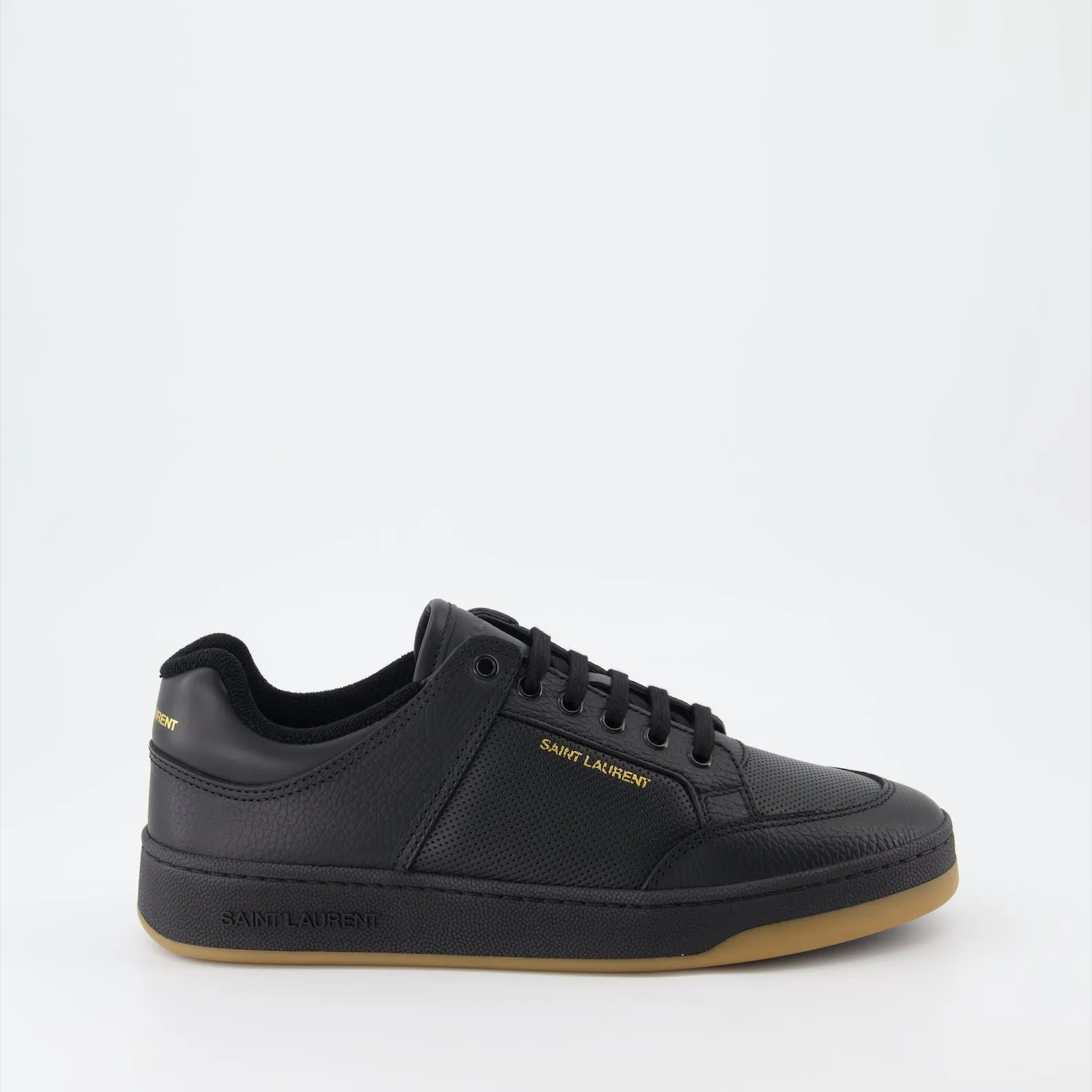 SL/61 Black Leather Sneakers