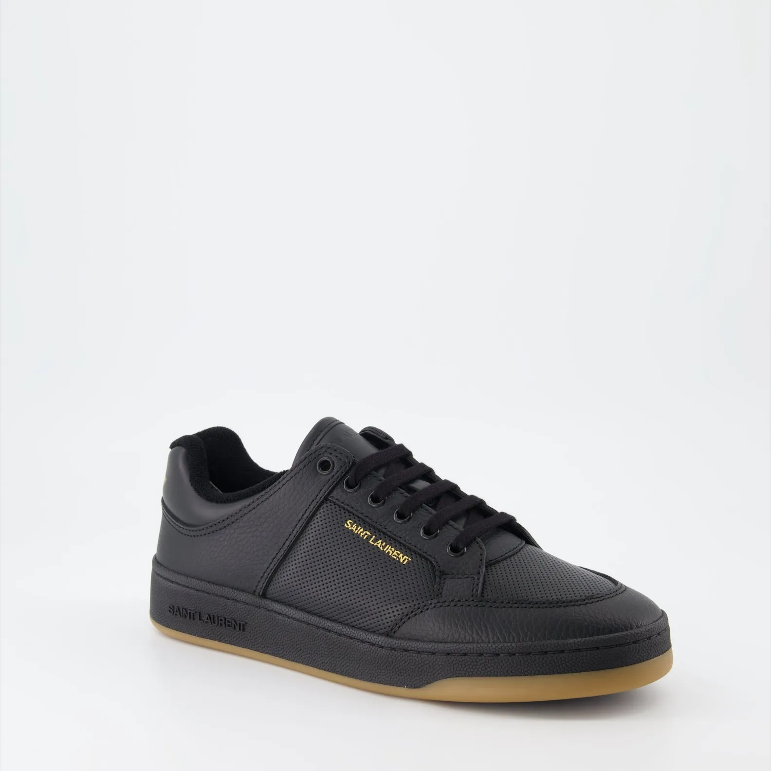 SL/61 Black Leather Sneakers