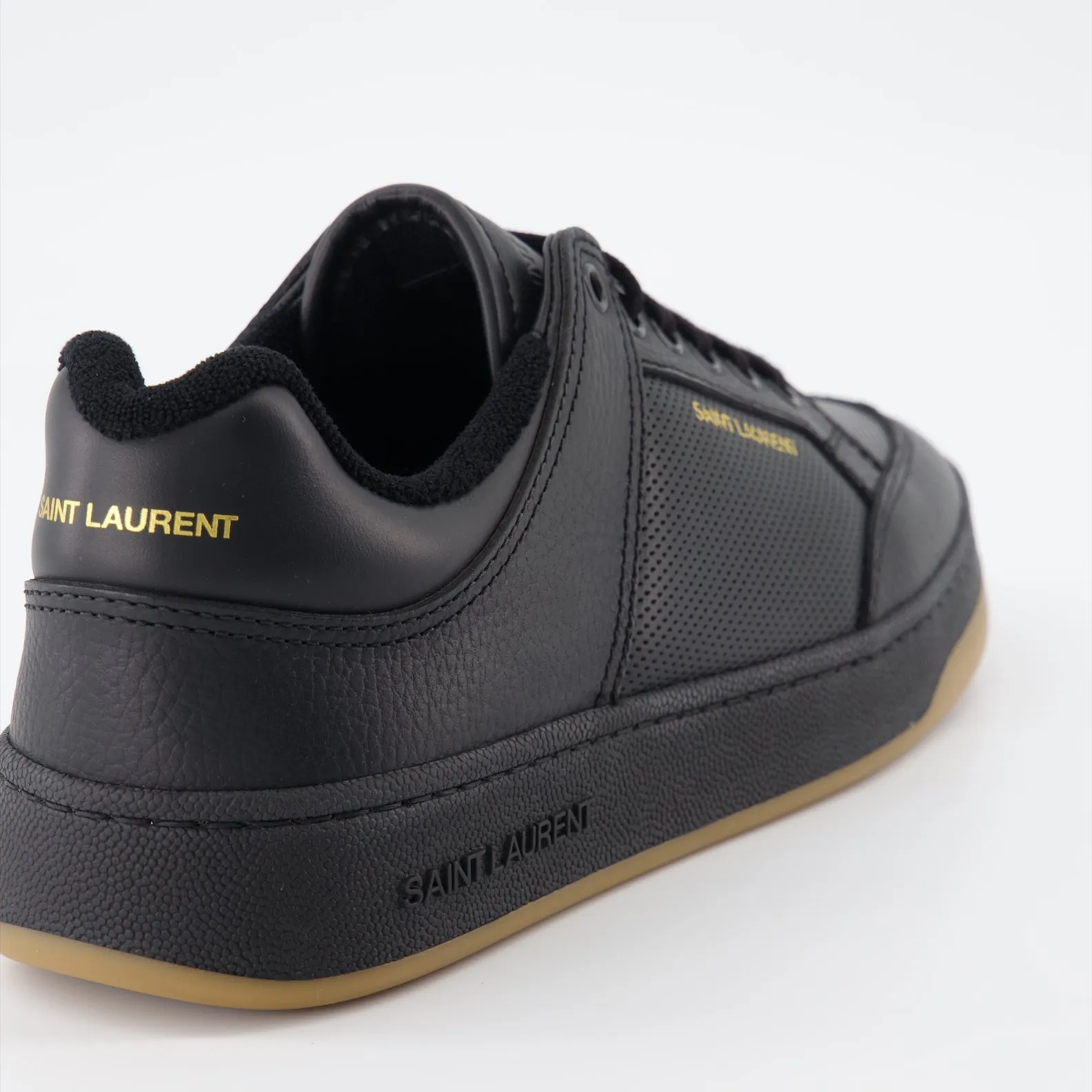 SL/61 Black Leather Sneakers