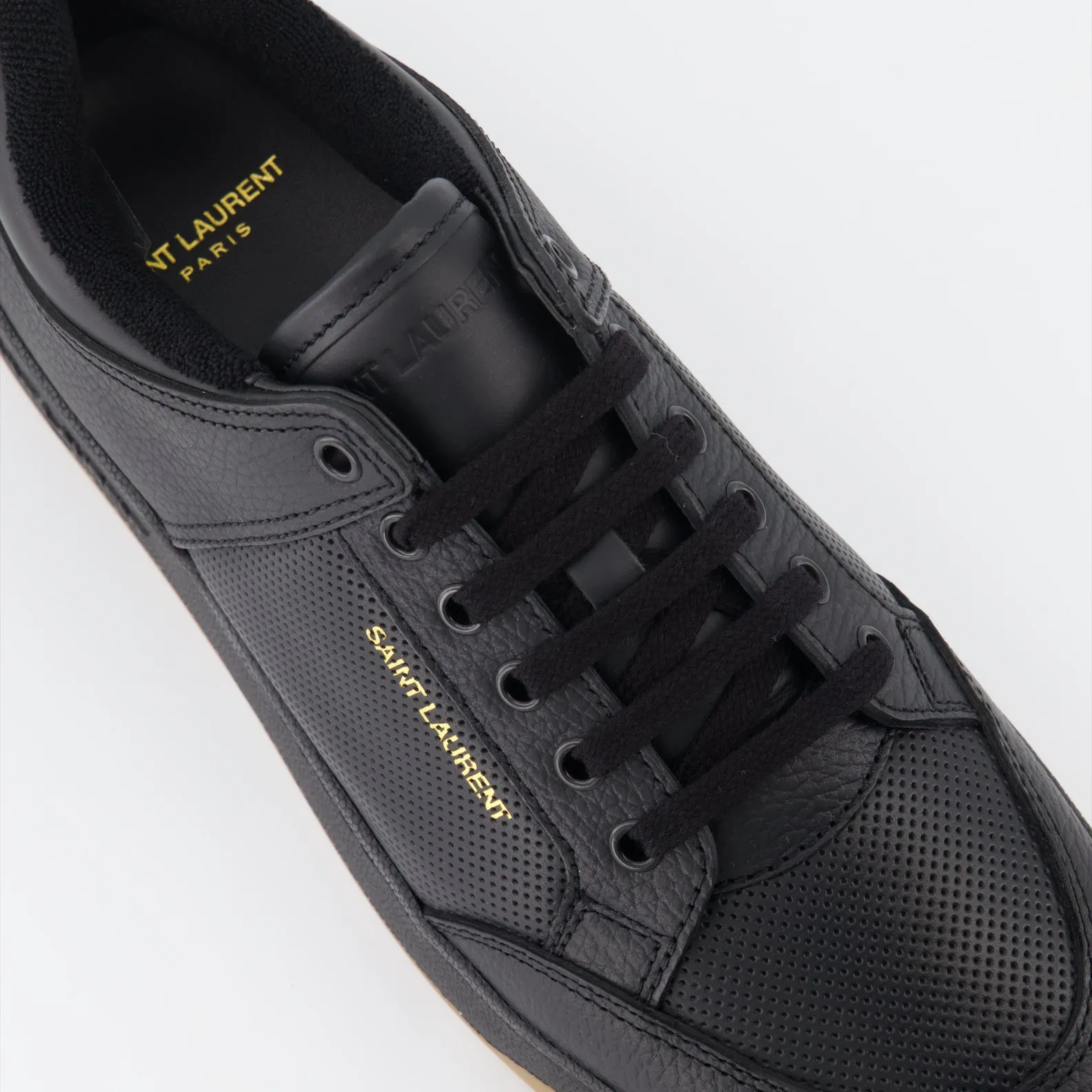 SL/61 Black Leather Sneakers