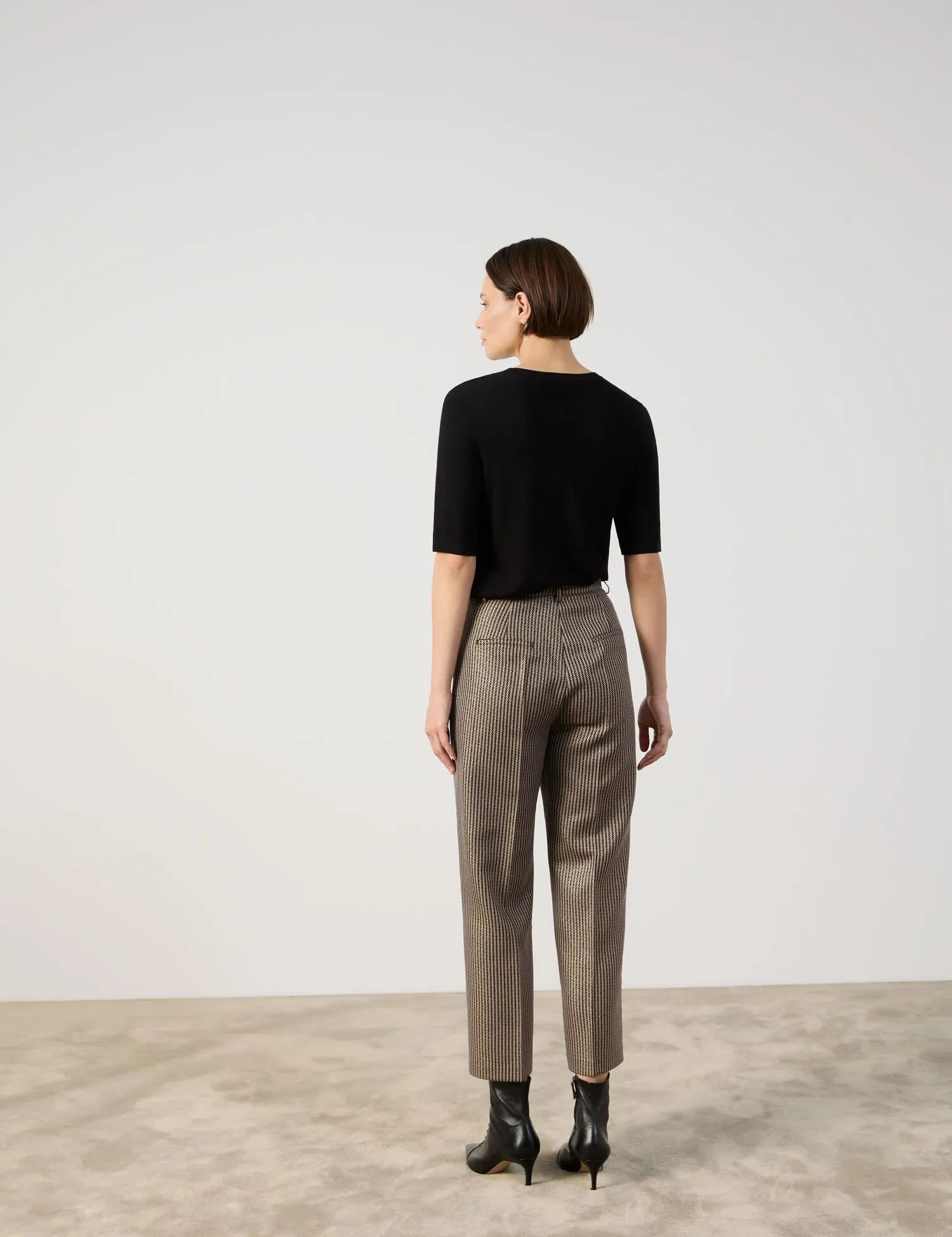 Smart 7/8-length trousers, Straight Fit