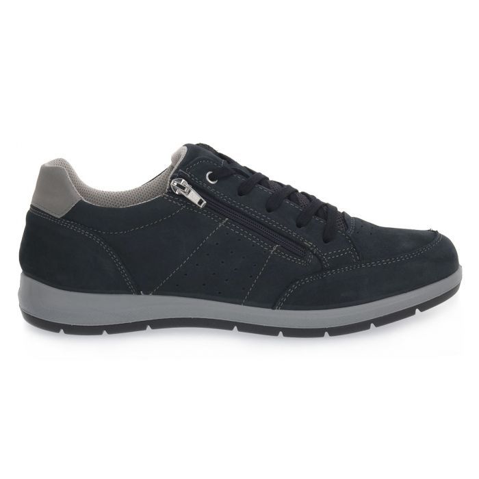 Blue Suede Sneakers for Men by Enval