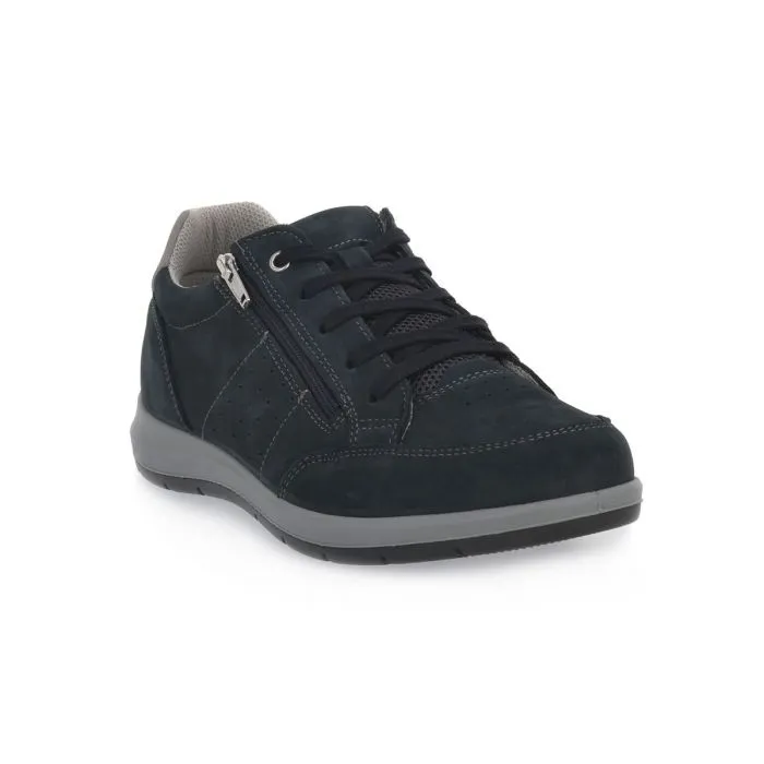 Blue Suede Sneakers for Men by Enval