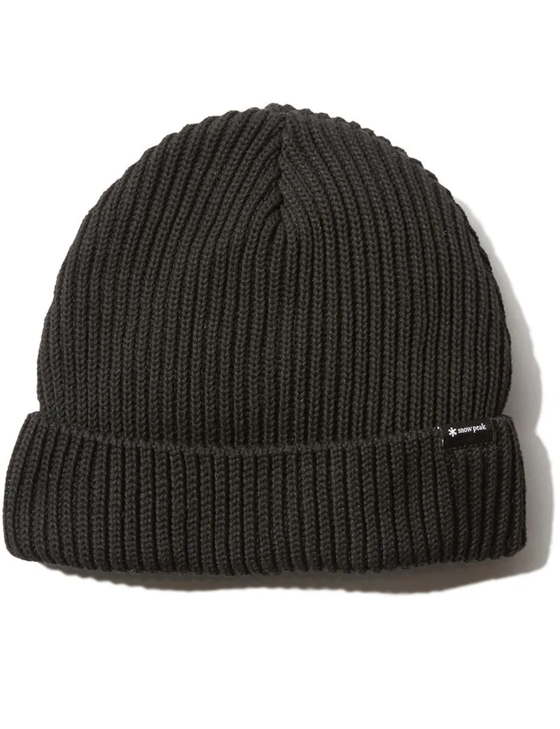 Snow Peak Pe/Co Knit Cap Beanie Black