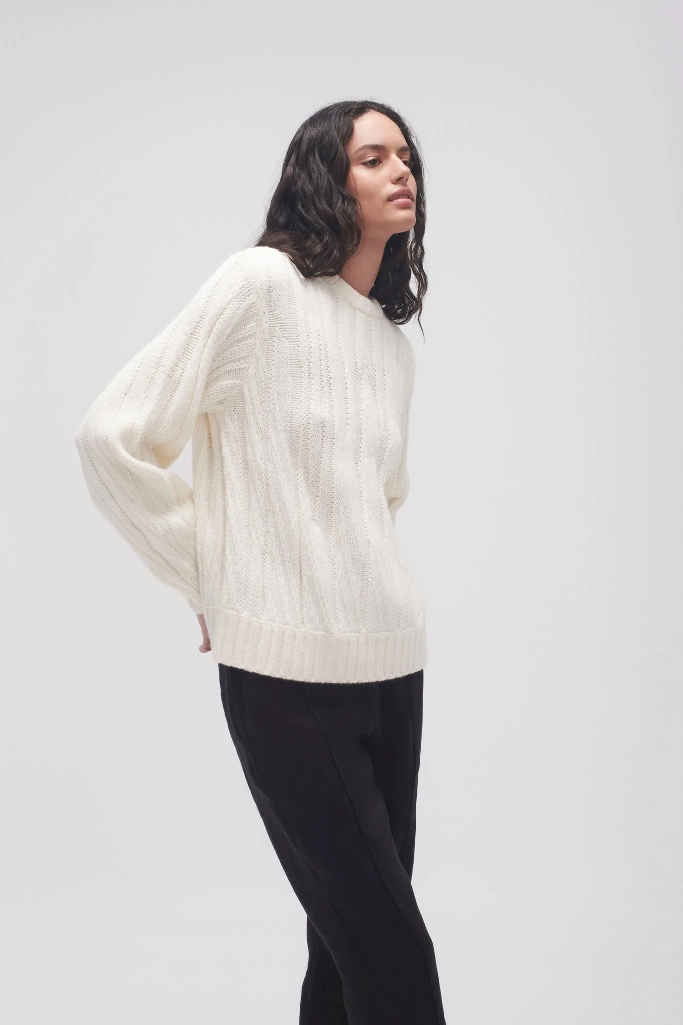 Snowy Knit Sweater