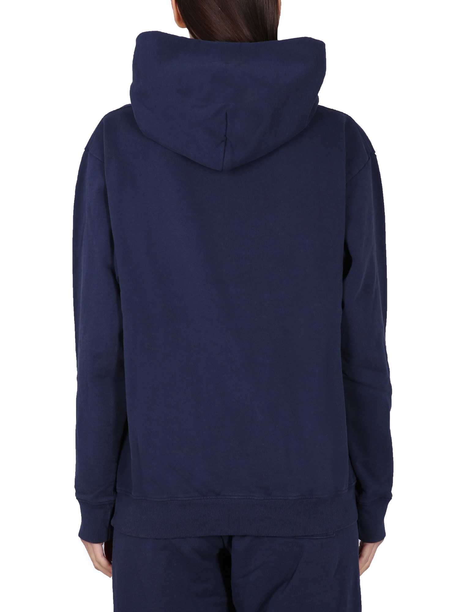 SPORTY&RICH Cotton Sweatshirt Logo Hood.