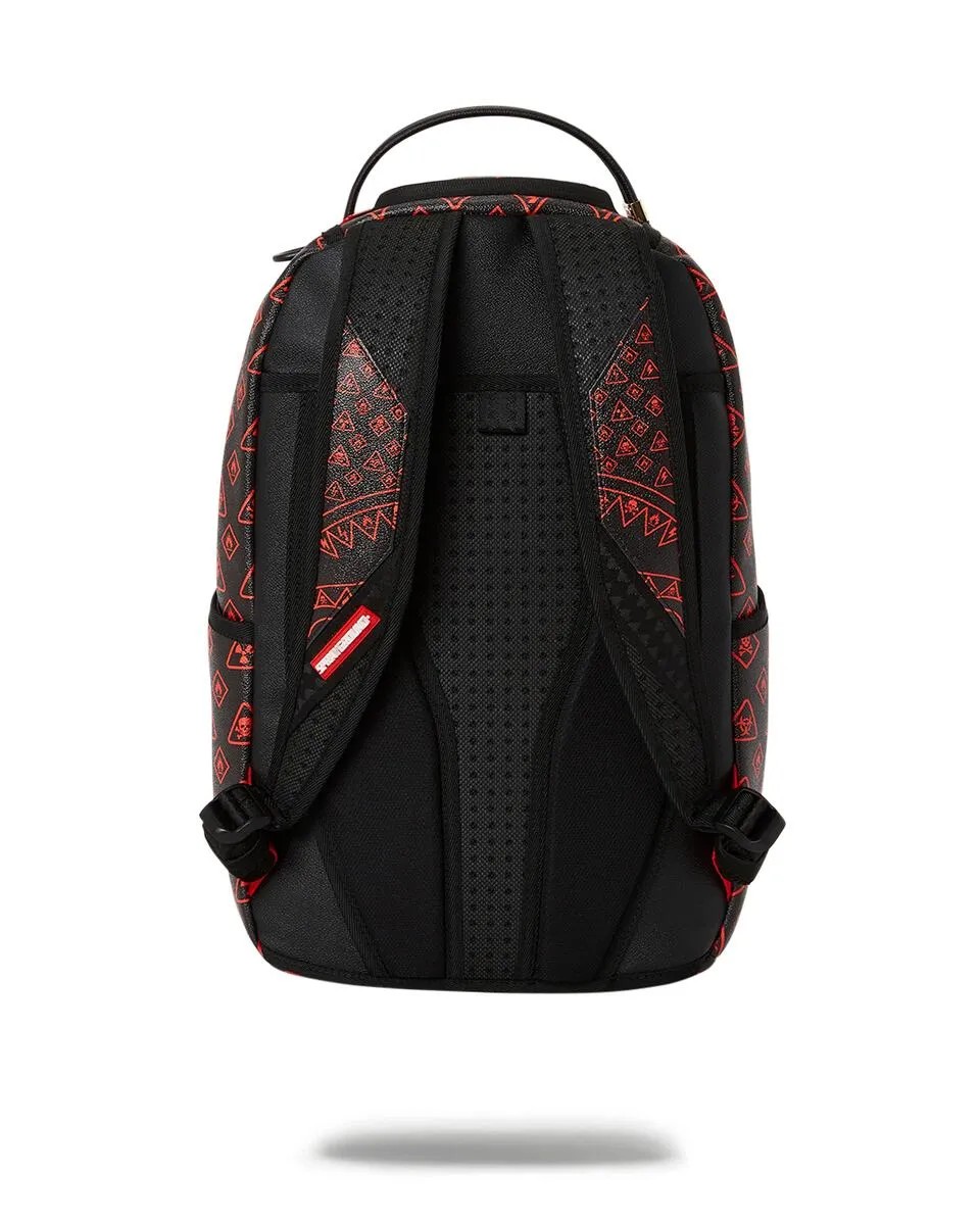 Sprayground Danger Signs DLXSV Backpack B4795 → Sprayground DLXSV Danger Signs Backpack B4795