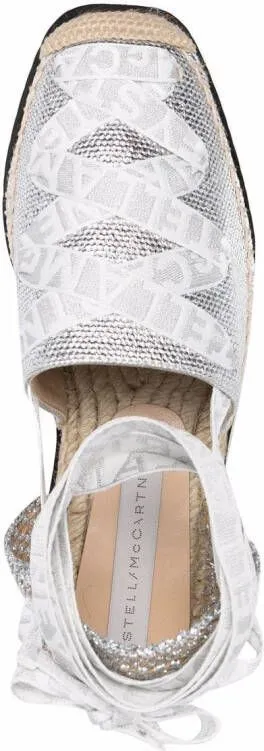 Stella McCartney Gaia platform espadrilles Grey