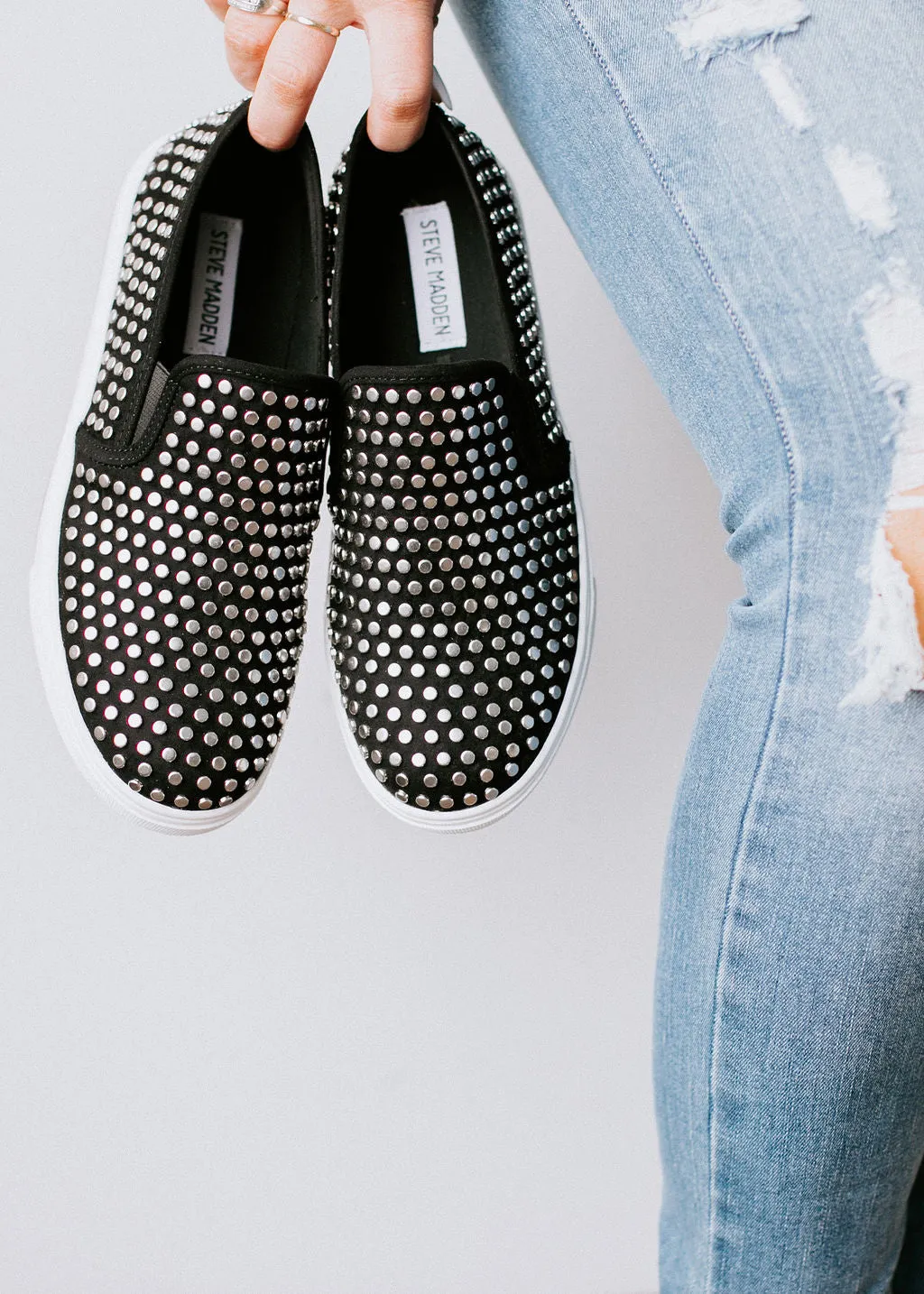 Steve Madden | Coulter Studded Sneakers