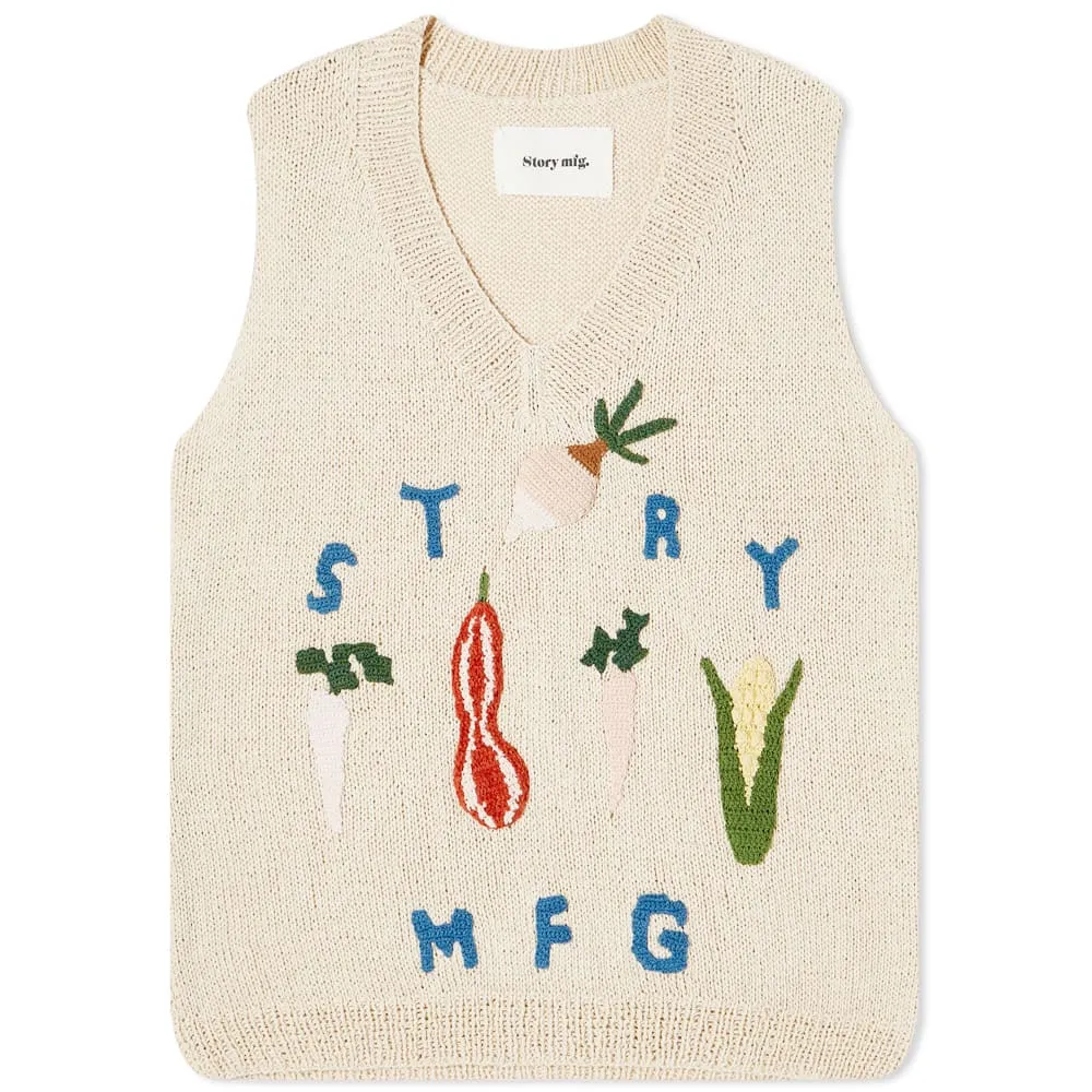 Story mfg. Party Knit VestSquash