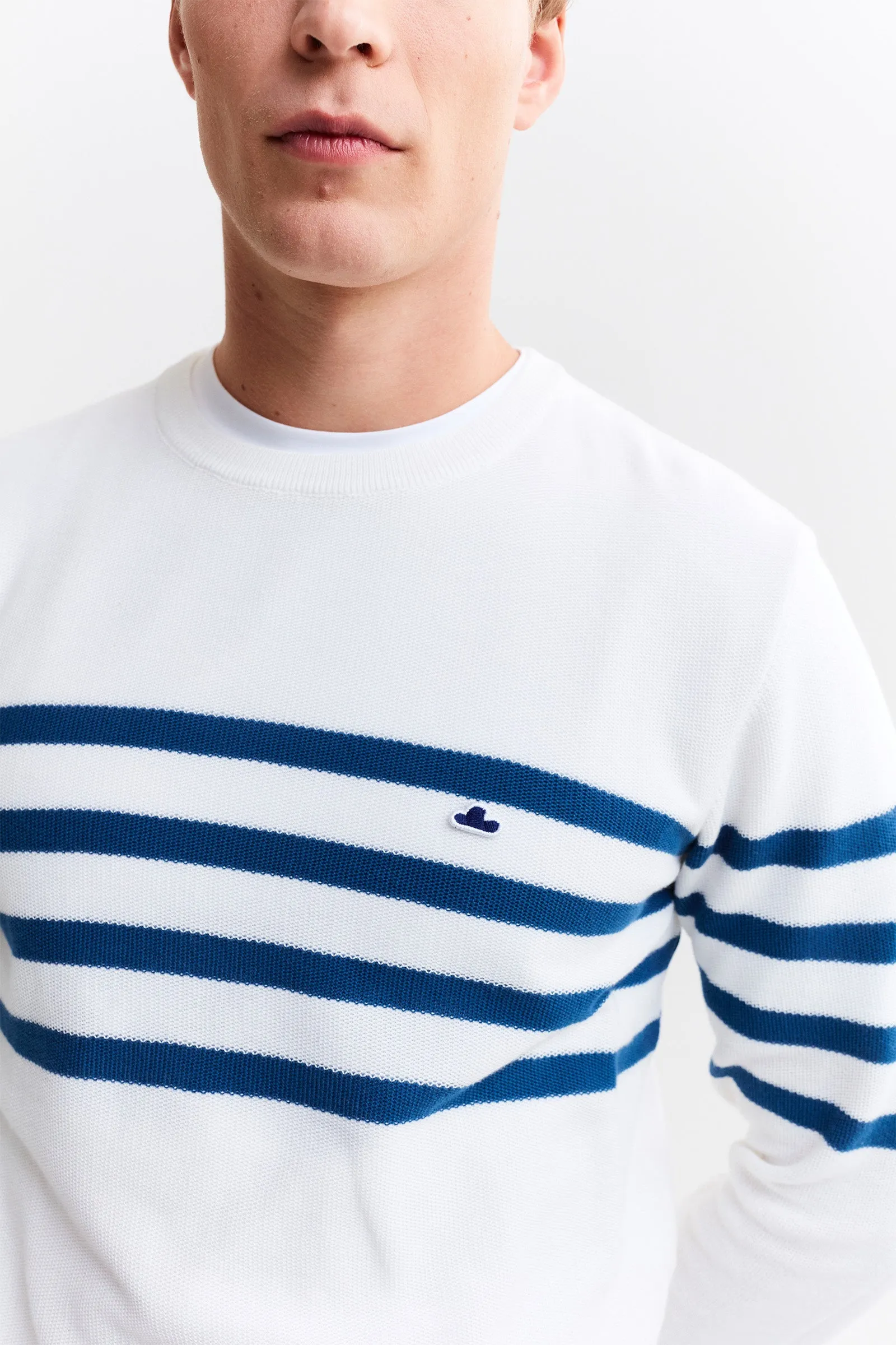 Striped Logo Knit