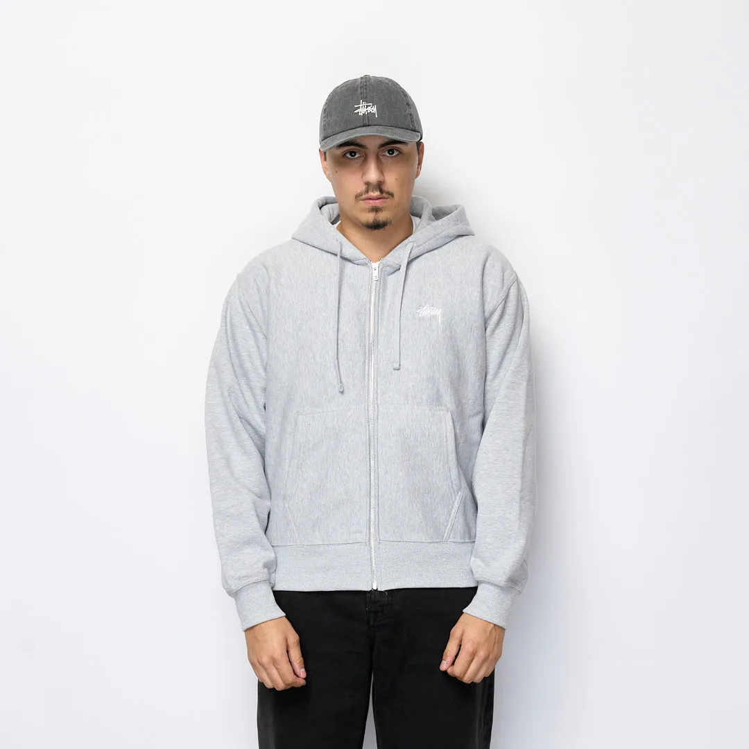 Stüssy - Stock Logo App. Hood (Grey Heather)