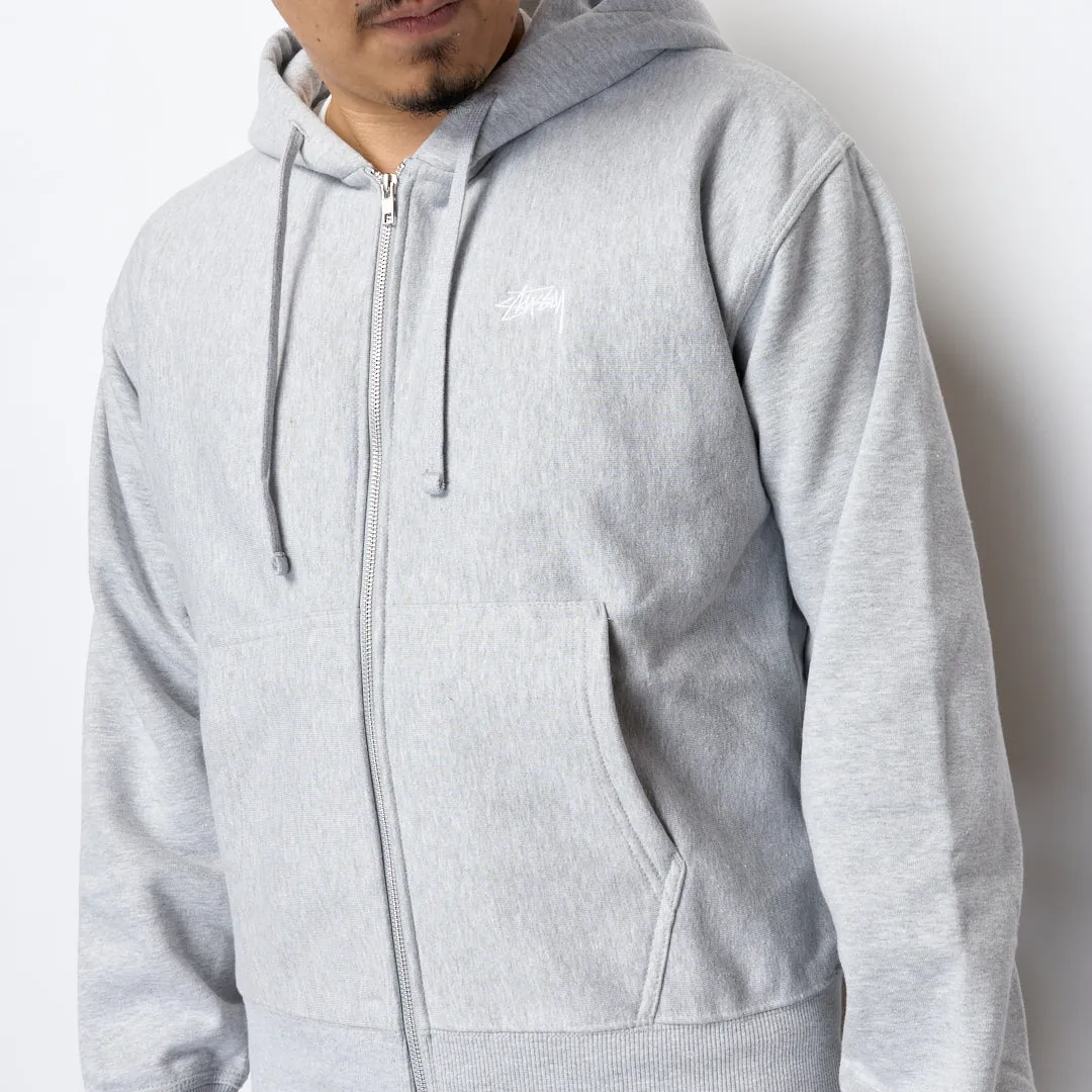 Stüssy - Stock Logo App. Hood (Grey Heather)