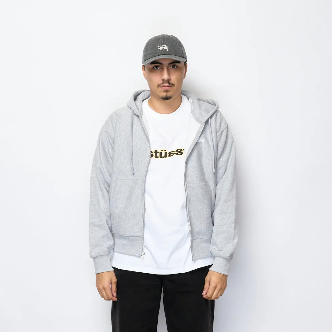 Stüssy - Stock Logo App. Hood (Grey Heather)