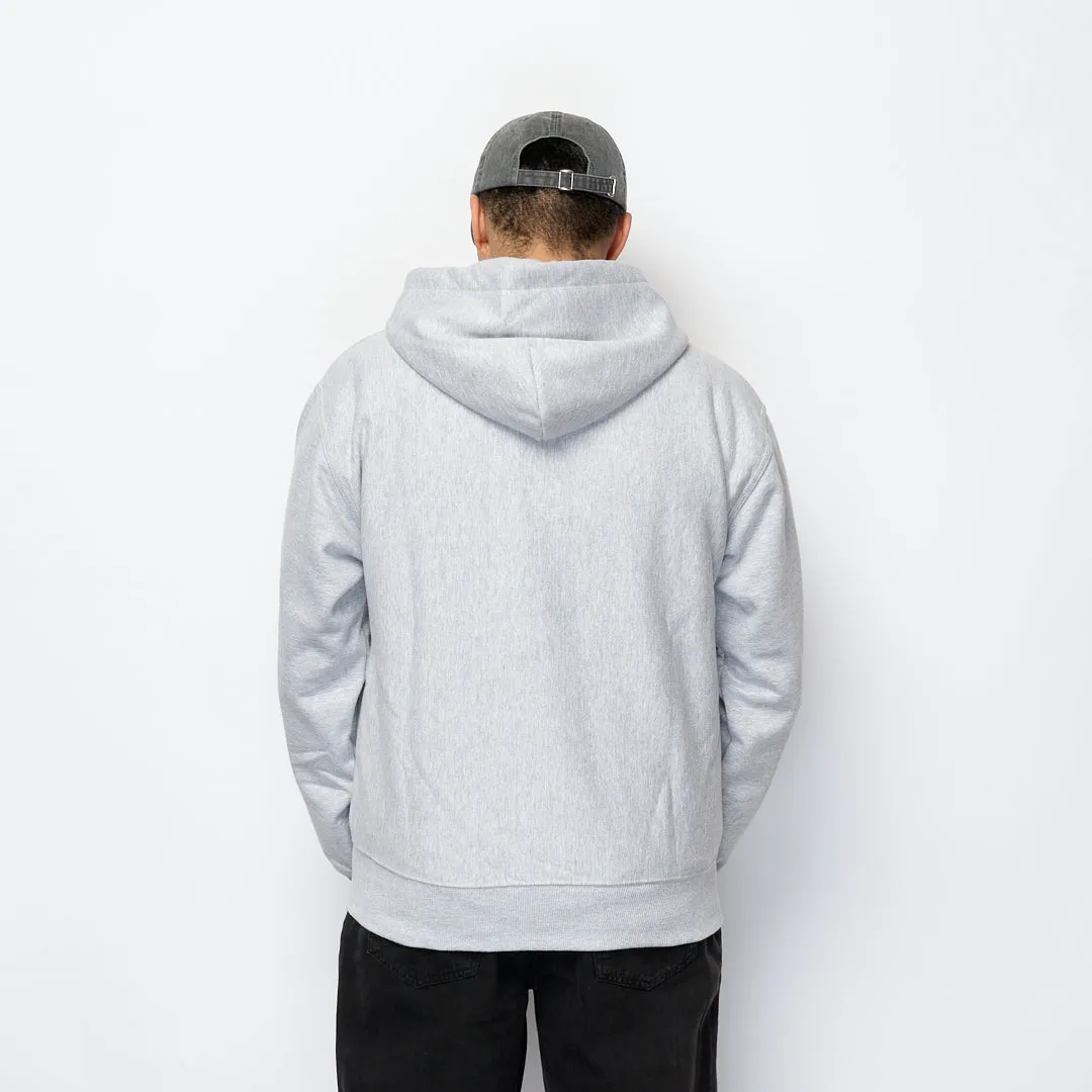 Stüssy - Stock Logo App. Hood (Grey Heather)