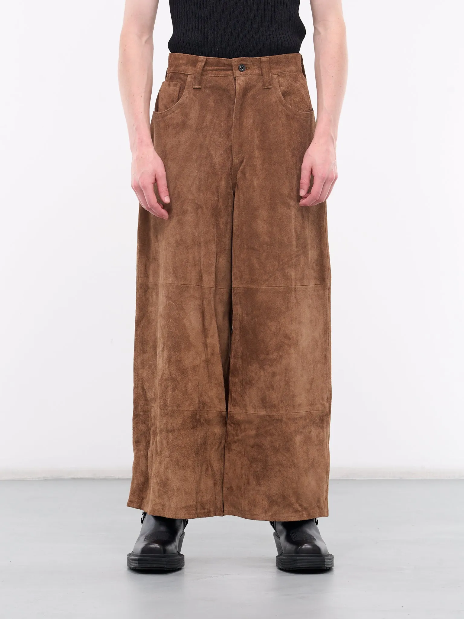 Suede Trousers (AUP2408-CAMEL)